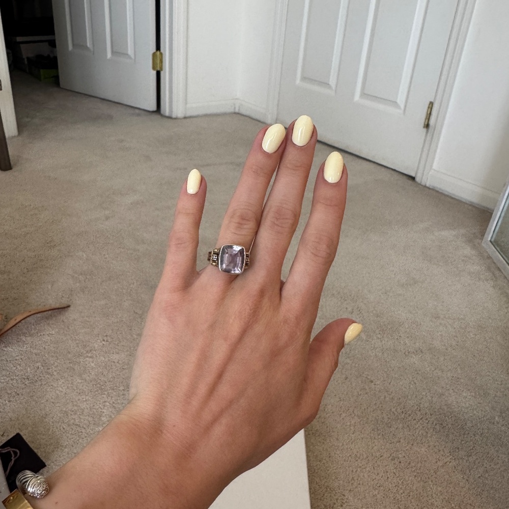 Lagos Amethyst Statement Cocktail Ring - image 4